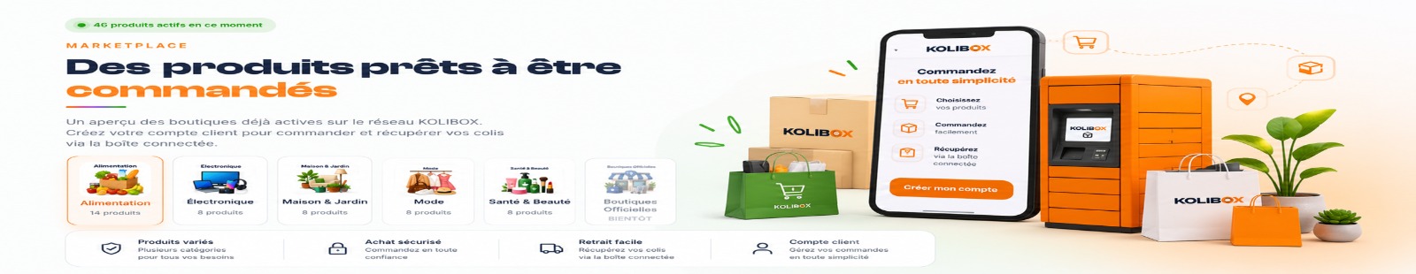 Bannière promotionnelle KOLIBOX